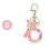 M Style Letter Keychain Cute Initial Letter Keychain Handle Pendant 3