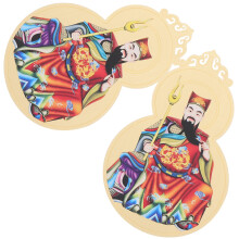4Pièces Cartes Amulettes Feng Shui Protection Harmonie Maison