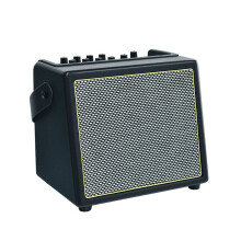 Rowin 30W Draagbare Akoestische Gitaarversterker, BT-Luidspreker met Microfooningang, Ondersteunt Volume-Basregeling, US-Stekker