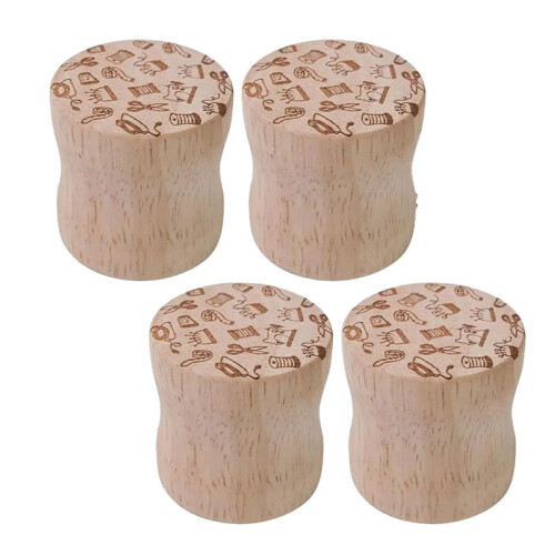 Pattern Weights Round Wooden Dressmaking Sewing Weights Samples Cutting Weights for Sewing Accessories A 1
