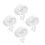 8Pairs Silicone Ear Models for Piercing Practice Realistic White Ears 7