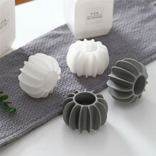 Silicone Laundry Clothes Decontamination and Anti-Knot Cleaning Tool Reusable Laundry Grey