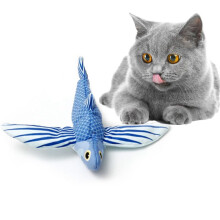 Juguetes con Hierba Gatera para Gatos, Juguetes con Hierba Gatera, Juguete Interactivo de Pájaro de Simulación de Chirrido Vívido,D