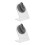 2Pièces D'oreille Silicone Gris Pour Pratique Et 6