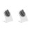 2Pièces D'oreille Silicone Gris Pour Pratique Et 7