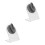 2Pièces D'oreille Silicone Gris Pour Pratique Et 5