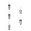 5Pièces Cendriers Mini Métalliques Argentés Avec Couvercle Pour Table 7