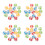 64Pièces Pour Jeu Enfants Multicolores Polyamide 6