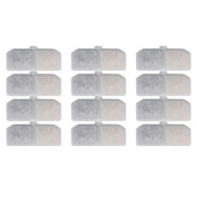 Water Fountain Filter Pet Fountain Replacement Activated Carbon Filter Automatic Water Fountain Filter Element 12-Pack