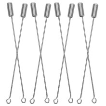 60Pièces Épingles Métal Argentées Pour DIY, Broche Longue Stopper