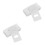 100Pièces Lamelles Réparation Stores Verticaux Blanches Pet 4