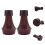 2Pièces Sourdine Trompette Marron Accessoire D'entraînement 7
