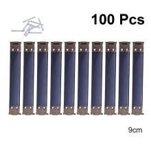 300Pièces Charnières Métal Flexibles Bleu Pour Sacs À Main DIY