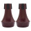 2Pièces Sourdine Trompette Marron Accessoire D'entraînement 5