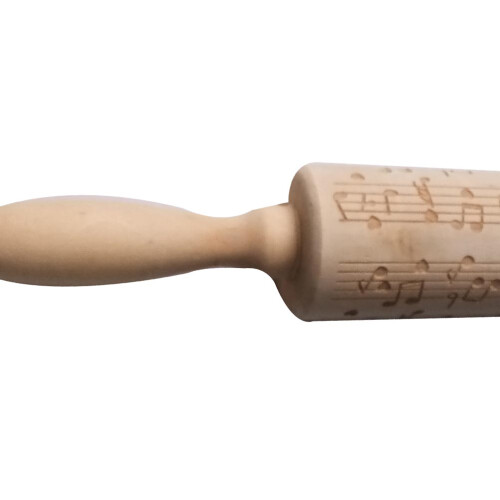 Rouleau Embossé Bois Beige Maison Pour Pâte Et Biscuits 1