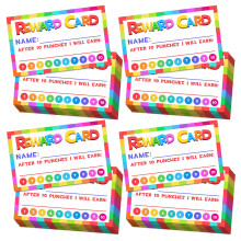 200Pièces Cartes De Punchs Pour Enfants Récompenses École Multiuso