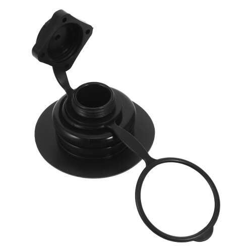 3Pièces Valve Gonflable Étanche PVC Noire, Usage Bateaux Transport