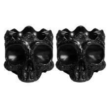 Gothic Halloween Skull Rack Resin Egg Rack