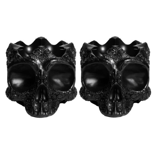 Gothic Halloween Skull Rack Resin  Egg Rack