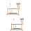 2Ensembles Aire De Jeux Oiseaux Perruche En Bois Stables Mordeurs 9