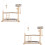 2Ensembles Aire De Jeux Oiseaux Perruche En Bois Stables Mordeurs 8