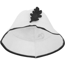 3Pièces Bonnets Sauna Pratiques En Feutre Respirant Blancs Pour Hommes