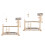 2Ensembles Aire De Jeux Oiseaux Perruche En Bois Stables Mordeurs 6