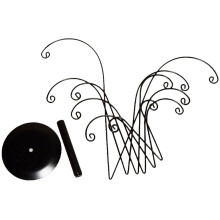 5St Ijzeren Oorbellen Display Rek Zwart Creatieve Sieraden Organizer