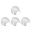 4Pièces Doublure De Casquette ABS Protection Impact 4
