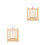 2Pièces Cage Khaki En Bambou Pour Rangement D'insectes À 8