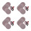 40Pcs Aluminum Oxide Sandpaper Discs Drywall Sander Pads Hook and Loop 5