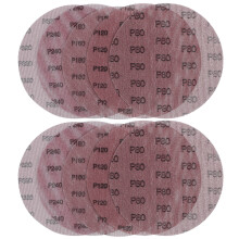 40Pcs Aluminum Oxide Sandpaper Discs Drywall Sander Pads Hook and Loop