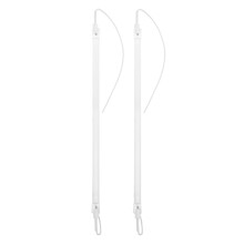 2Pcs Quartz Ceramic Heater Tubes White Frosted Pet Warmer for Home Use