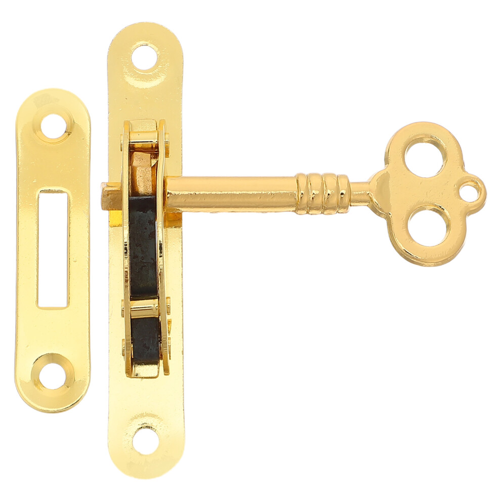 2Sets Vintage Gold Jewelry Box Lock Zinc Alloy Decorative Cabinet Lock 3301707843745
