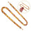 5Pcs Detachable Acrylic Chain Strap Leopard Pattern for Handbag Decor 11
