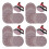 40Pcs Aluminum Oxide Sandpaper Discs Drywall Sander Pads Hook and Loop 3