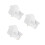 3Pcs White Wood Fabric Pet Couch Comfortable Mini Sofa for Hamsters 6