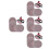 40Pcs Aluminum Oxide Sandpaper Discs Drywall Sander Pads Hook and Loop 8
