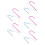15Pcs Aluminum U-Shaped Knit Needles Multi-Use Crochet Stitch Tools 6