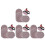 40Pcs Aluminum Oxide Sandpaper Discs Drywall Sander Pads Hook and Loop 4