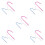 15Pcs Aluminum U-Shaped Knit Needles Multi-Use Crochet Stitch Tools 9