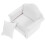 3Pcs White Wood Fabric Pet Couch Comfortable Mini Sofa for Hamsters 3