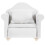 3Pcs White Wood Fabric Pet Couch Comfortable Mini Sofa for Hamsters 1