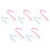 15Pcs Aluminum U-Shaped Knit Needles Multi-Use Crochet Stitch Tools 7