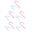 15Pcs Aluminum U-Shaped Knit Needles Multi-Use Crochet Stitch Tools 10