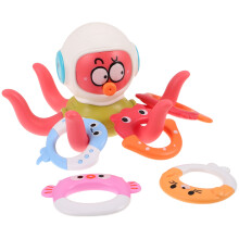 2Sets Multi Plastic Floating Octopus Water Toy Pool Toss Game for Kids