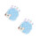 2Sets Hedgehog Sewing Pin Cushion with Flat Head Pins Assorted Colors 4
