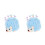2Sets Hedgehog Sewing Pin Cushion with Flat Head Pins Assorted Colors 9