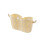 Beige Plastic Kitchen Storage Basket with Reusable Suction Cup 11