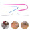 15Pcs Aluminum U-Shaped Knit Needles Multi-Use Crochet Stitch Tools 11
